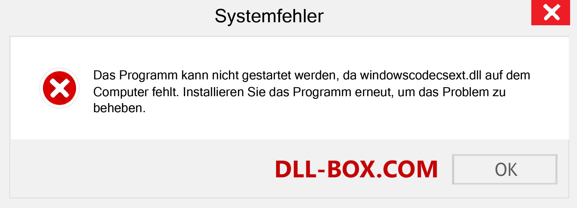 windowscodecsext.dll-Datei fehlt?. Download für Windows 7, 8, 10 - Fix windowscodecsext dll Missing Error unter Windows, Fotos, Bildern